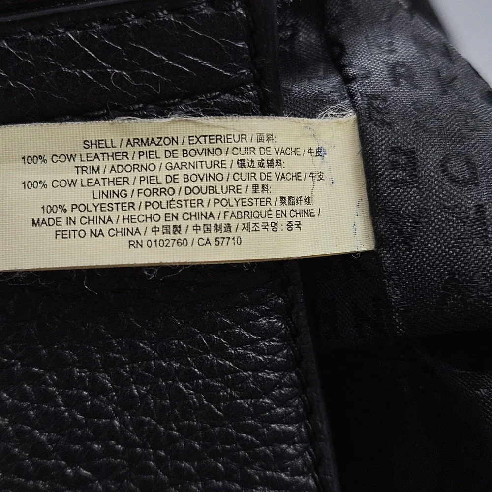 Kate Spade Black Pebbled Cow Leather Crossbody Flap Bag Gold Tone Hardware